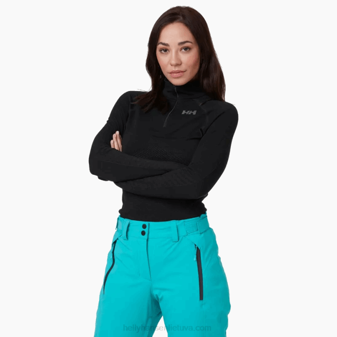 N6822091 Intimo donna h1 pro lifa senza cuciture con mezza zip Helly-Hansen fiordo profondo