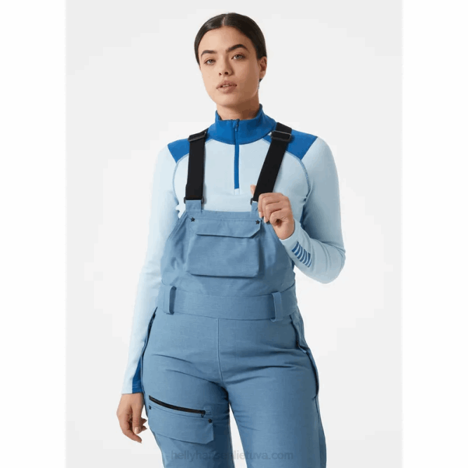 N6822053 Intimo donna Lifa Merino di peso medio con mezza zip Helly-Hansen Marina Militare