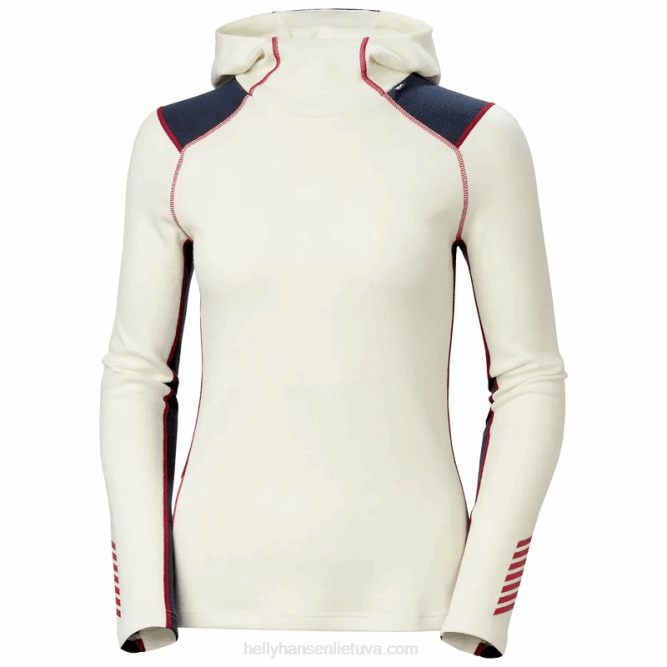 N6822057 felpa con cappuccio 2 in 1 base layer lifa merino da donna Helly-Hansen Marina Militare