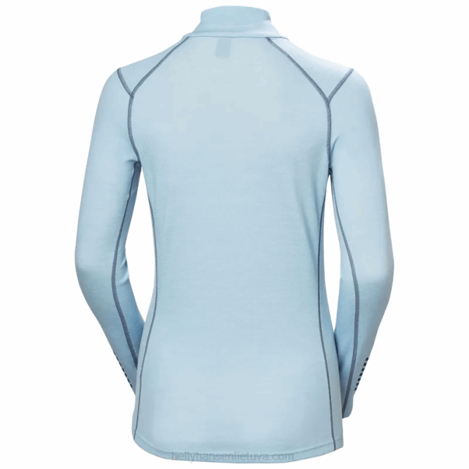 N6822063 strato base con mezza zip grafica 2 in 1 lifa merino da donna Helly-Hansen nero