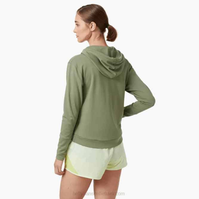 N6821716 felpa con cappuccio lifa tech lite da donna Helly-Hansen giada