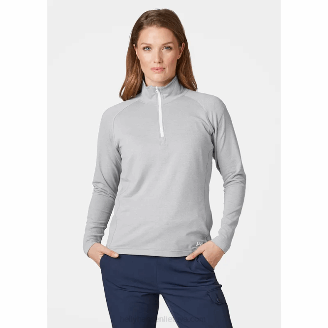 N6821723 strato intermedio da donna con mezza zip in verglas Helly-Hansen abete rosso