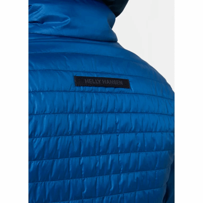 N6821683 giacca ibrida in pile rosso bianco e blu da donna Helly-Hansen nero