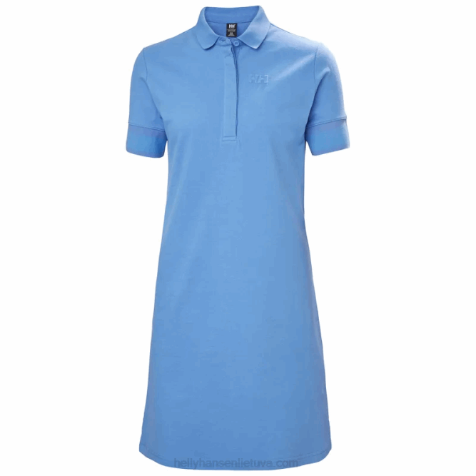 N6822039 abito piquet thalia da donna Helly-Hansen striscia marina