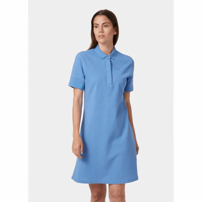 N6822039 abito piquet thalia da donna Helly-Hansen striscia marina