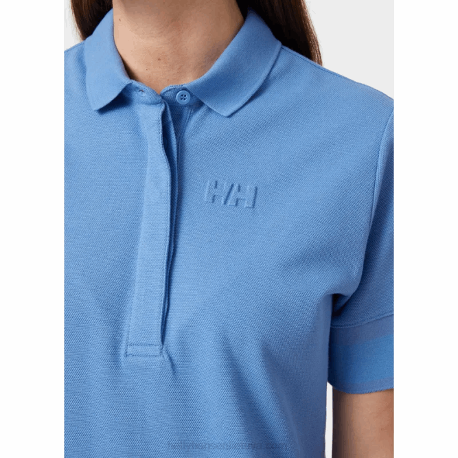 N6822039 abito piquet thalia da donna Helly-Hansen striscia marina