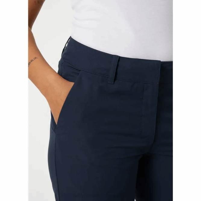 N6822715 pantaloni da donna ad asciugatura rapida Helly-Hansen ebano