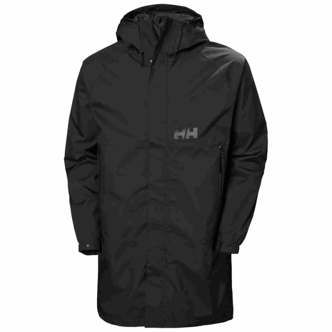 N682273 cappotto lungo attivo da uomo Helly-Hansen nero