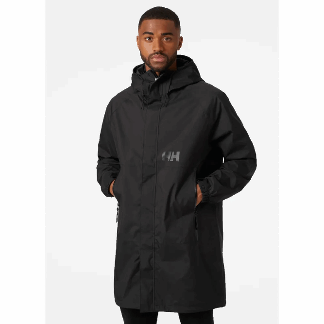 N682273 cappotto lungo attivo da uomo Helly-Hansen nero