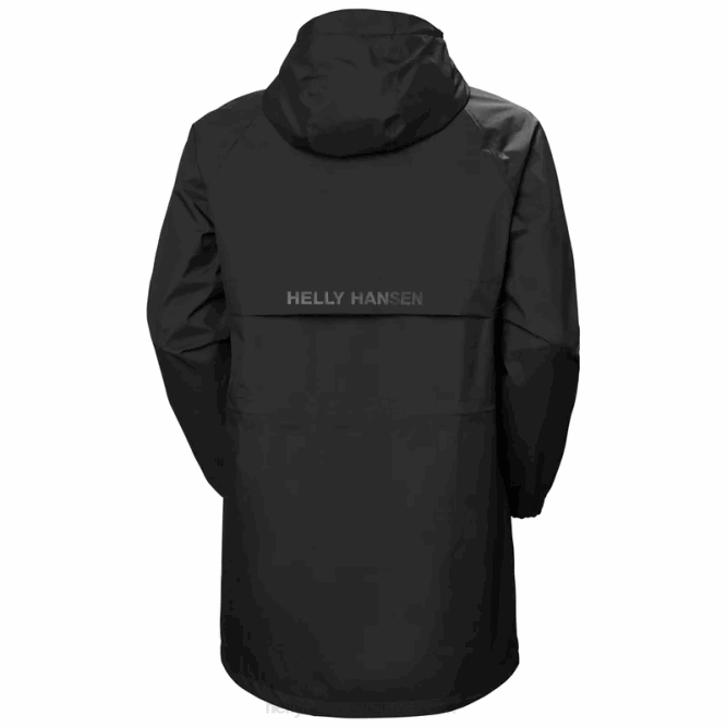 N682273 cappotto lungo attivo da uomo Helly-Hansen nero