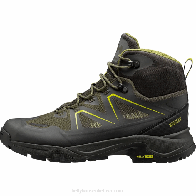 N6821129 scarpe da trekking di media altezza a cascata da uomo Helly-Hansen lampone