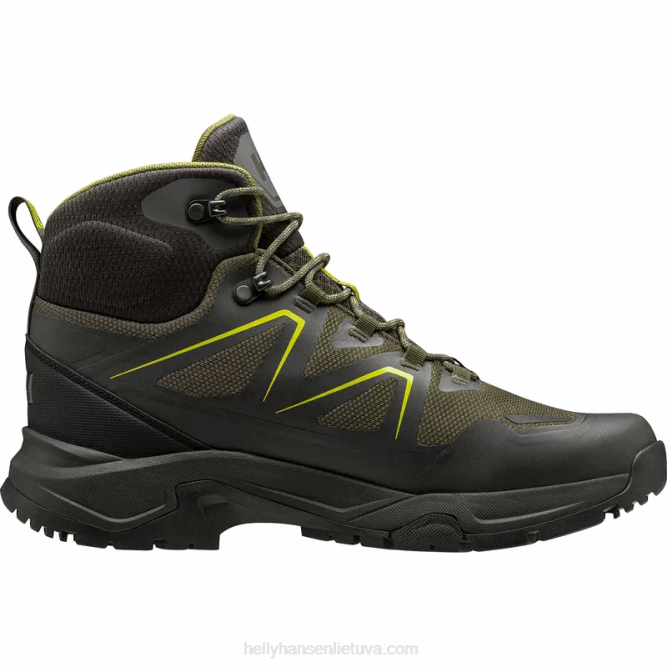 N6821129 scarpe da trekking di media altezza a cascata da uomo Helly-Hansen lampone