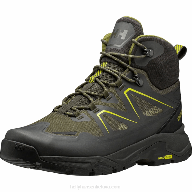 N6821129 scarpe da trekking di media altezza a cascata da uomo Helly-Hansen lampone