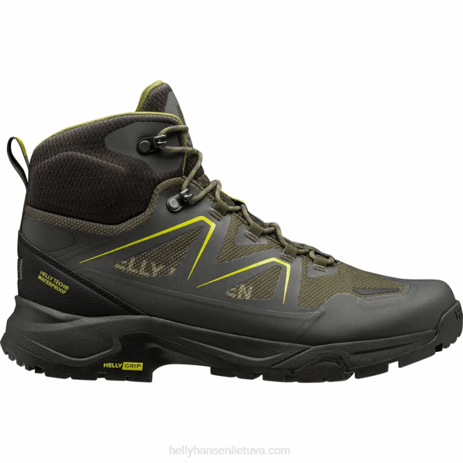 N6821129 scarpe da trekking di media altezza a cascata da uomo Helly-Hansen lampone