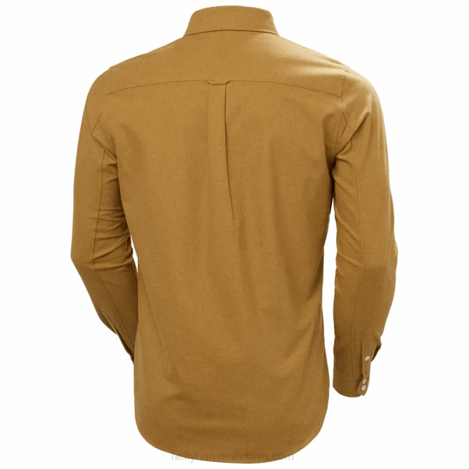 N6821012 camicia da uomo in flanella di cotone biologico Helly-Hansen skog di cumino