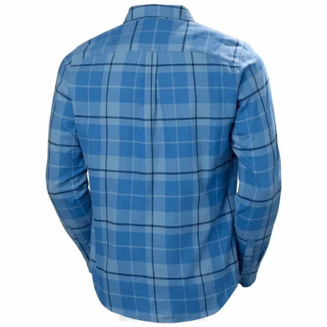 N6821022 camicia da uomo in flanella organica lokka Helly-Hansen primavera più buia