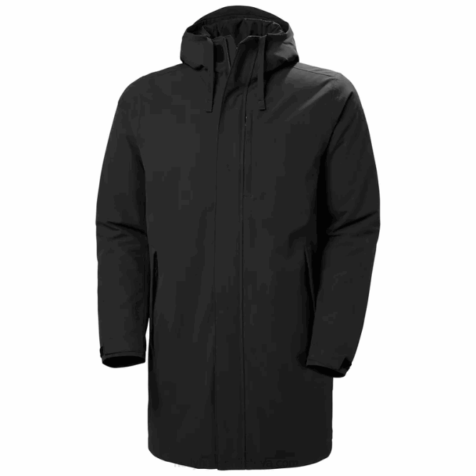 N682230 impermeabile isolante monomateriale da uomo Helly-Hansen nero