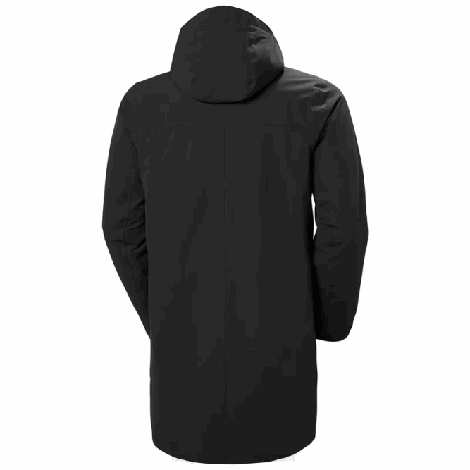 N682230 impermeabile isolante monomateriale da uomo Helly-Hansen nero