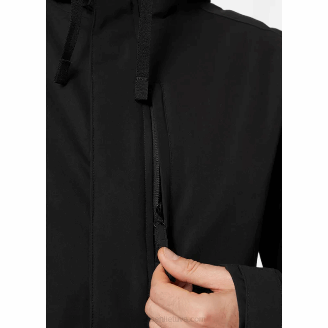 N682230 impermeabile isolante monomateriale da uomo Helly-Hansen nero