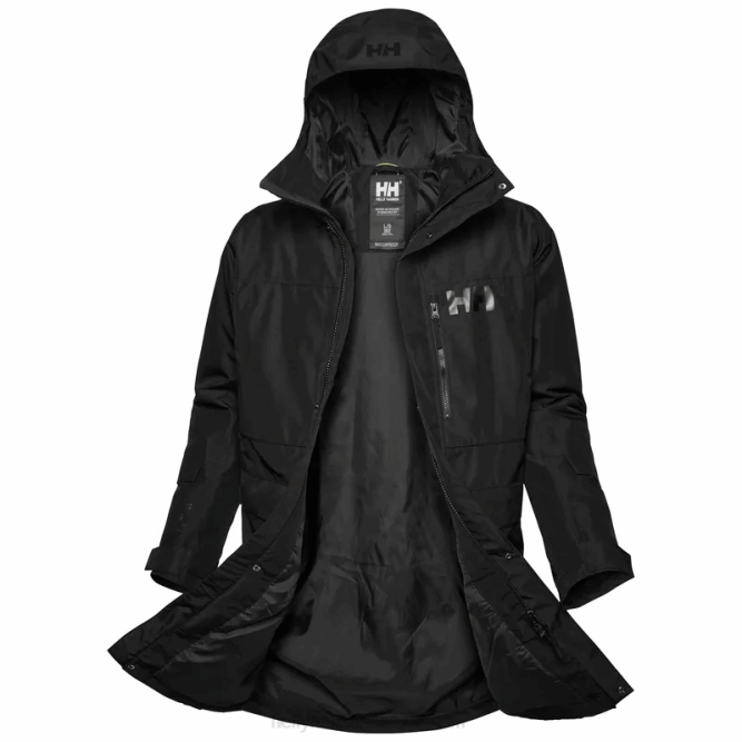 N682235 impermeabile isolante sartiame da uomo Helly-Hansen nero