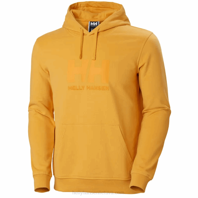 N682765 felpa con cappuccio da uomo con logo hh Helly-Hansen nero