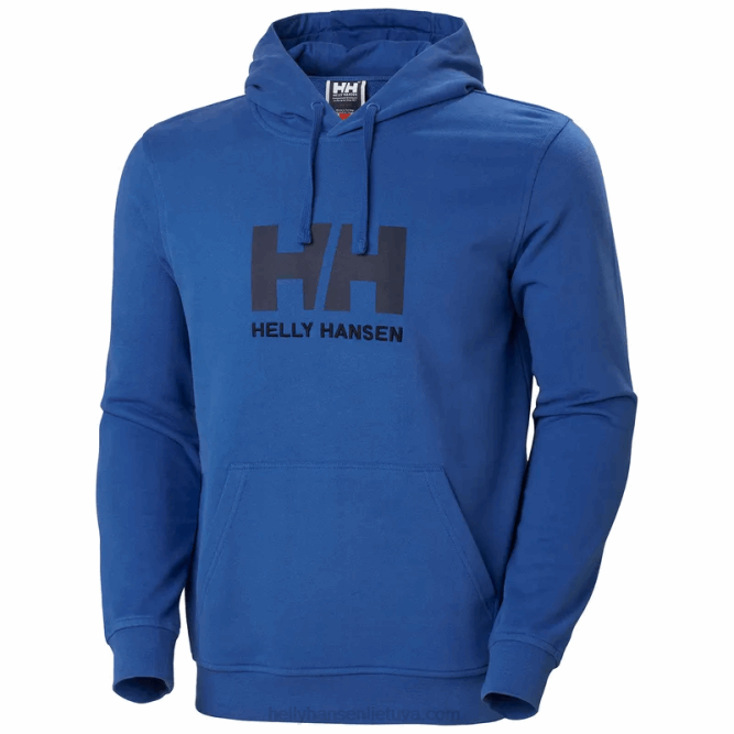 N682770 felpa con cappuccio da uomo con logo hh Helly-Hansen lampone