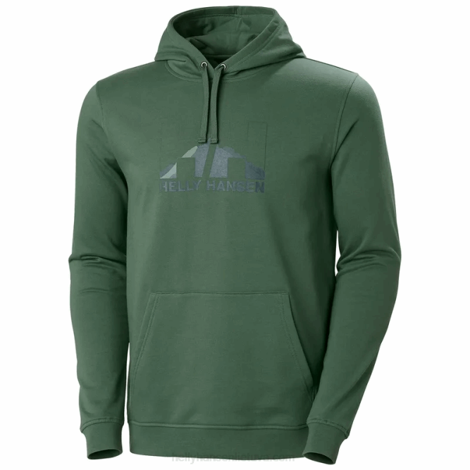 N682783 felpa con cappuccio pullover con grafica nord da uomo Helly-Hansen canyon