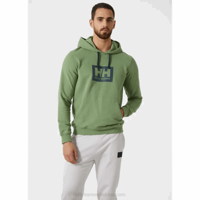 N682798 felpa con cappuccio da uomo hh box Helly-Hansen terracotta