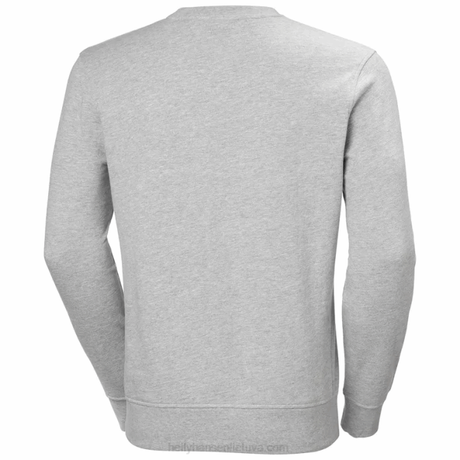 N682779 felpa girocollo da uomo con grafica nord Helly-Hansen fiordo profondo