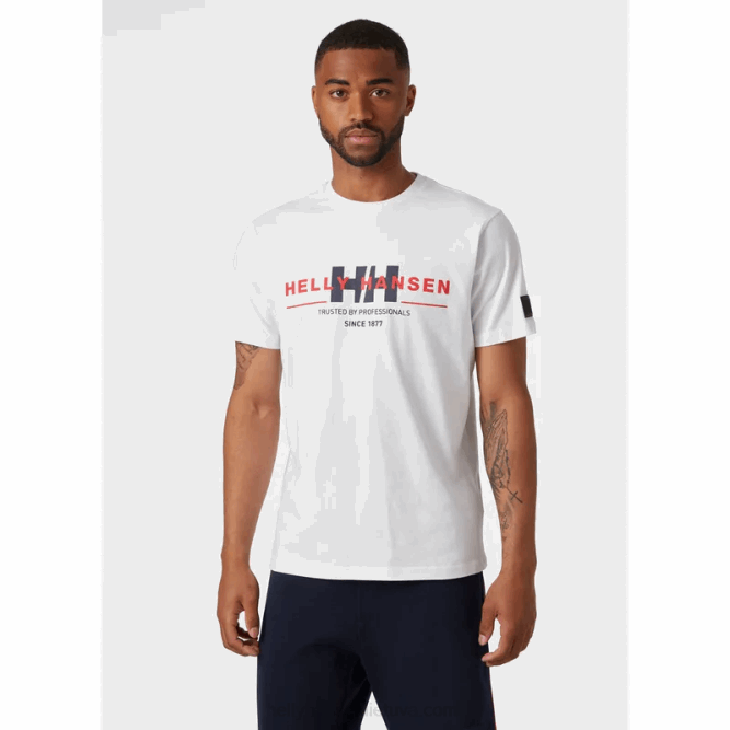 N682829 t-shirt con grafica rwb da uomo Helly-Hansen Marina Militare