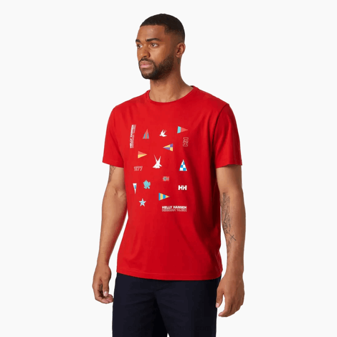 N682837 t-shirt litorale da uomo 2.0 Helly-Hansen bianco