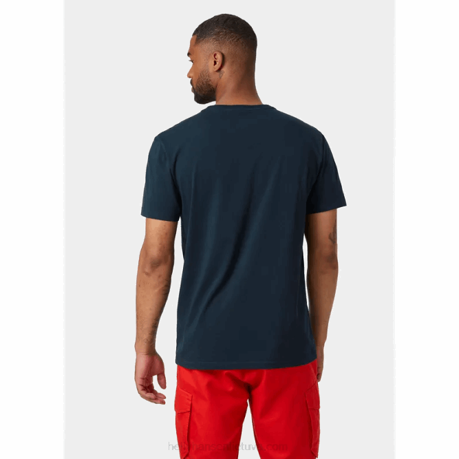 N682838 t-shirt litorale da uomo 2.0 Helly-Hansen rosso