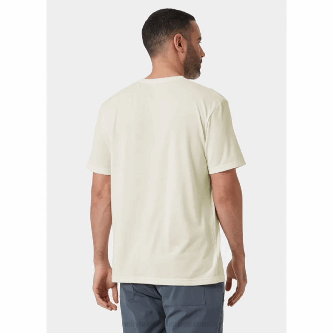 N682849 t-shirt da uomo con grafica riciclata skog Helly-Hansen fiordo profondo