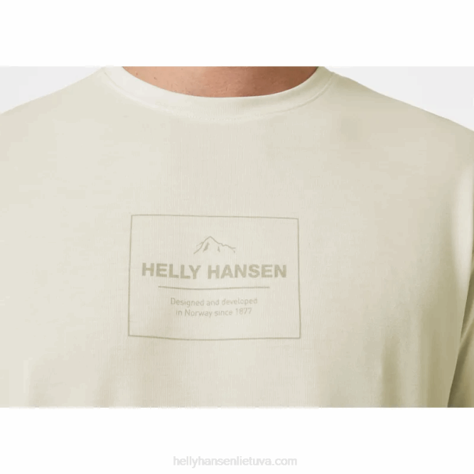 N682849 t-shirt da uomo con grafica riciclata skog Helly-Hansen fiordo profondo