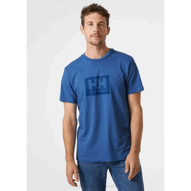 N682867 t-shirt da uomo hh box Helly-Hansen giada