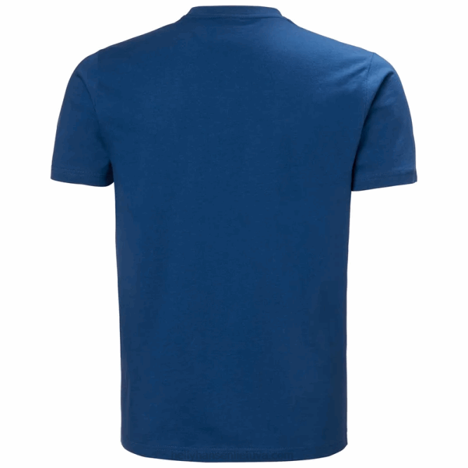 N682868 t-shirt da uomo hh box Helly-Hansen azzurrite