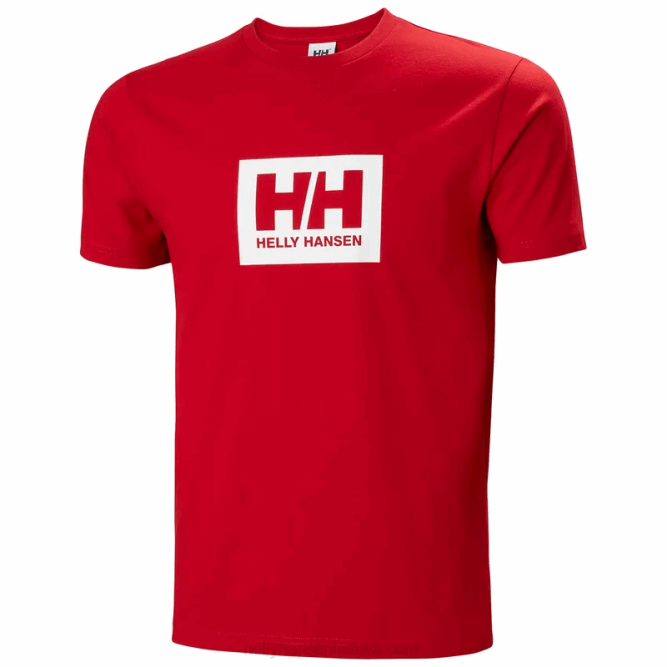 N682869 t-shirt da uomo hh box Helly-Hansen fiordo profondo