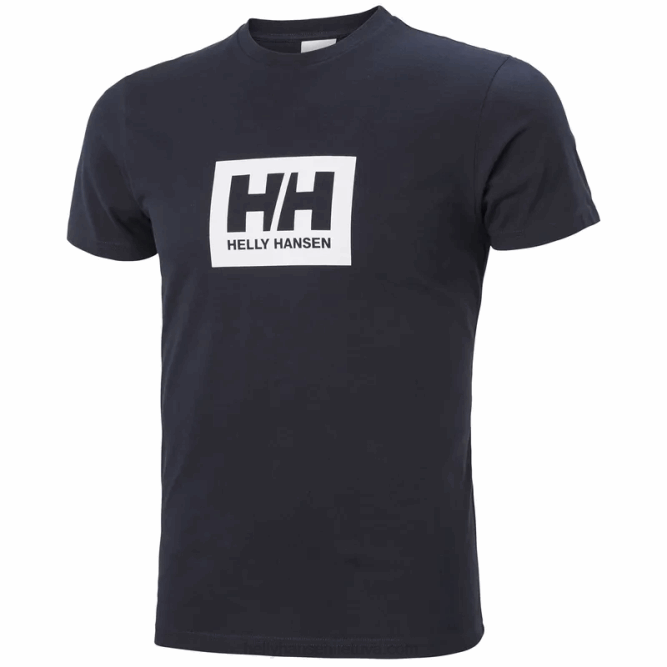 N682871 t-shirt da uomo hh box Helly-Hansen nero