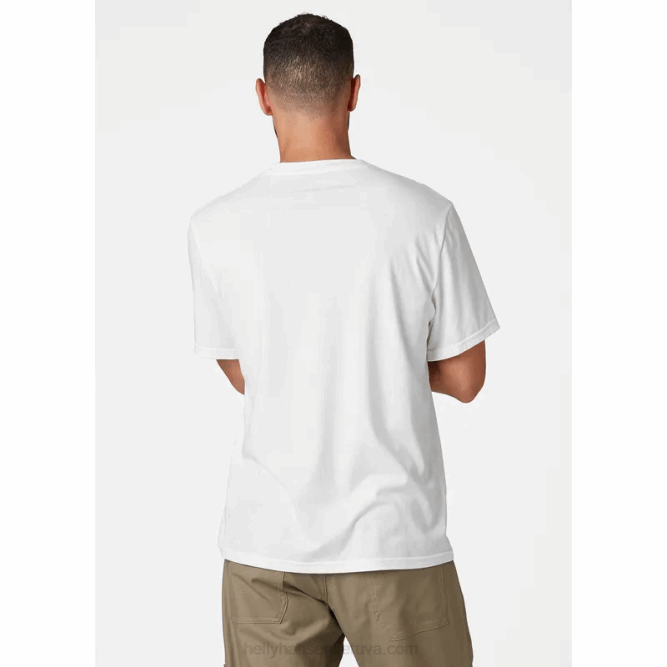 N682887 t-shirt con grafica nord da uomo Helly-Hansen ebano