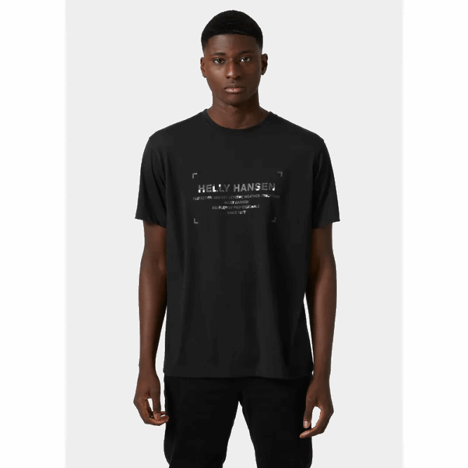 N682901 t-shirt da uomo ad asciugatura rapida Helly-Hansen primavera più buia