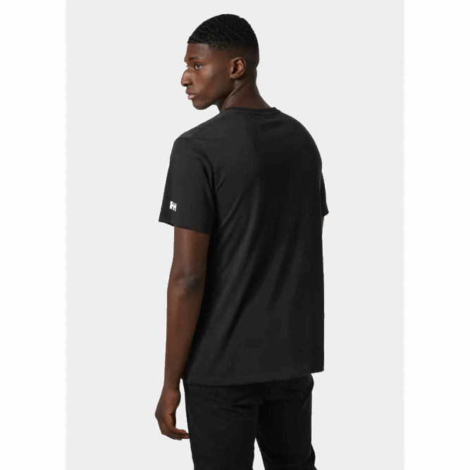 N682901 t-shirt da uomo ad asciugatura rapida Helly-Hansen primavera più buia