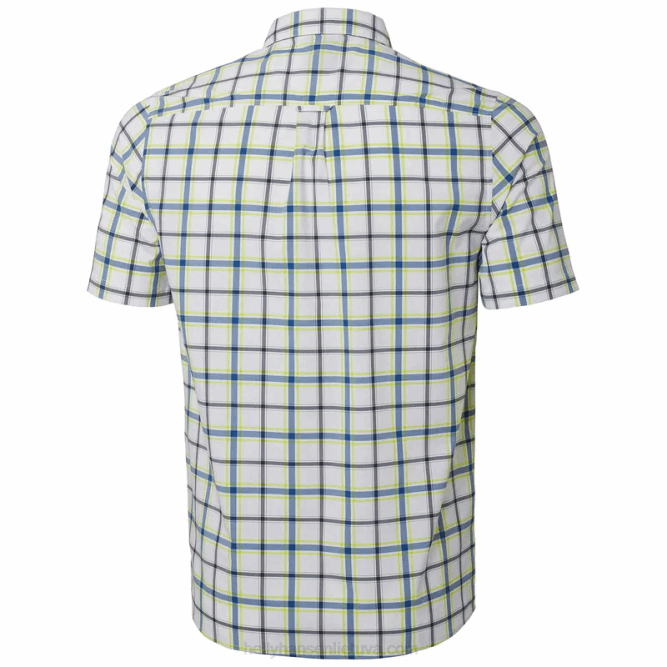 N682906 camicia da uomo a maniche corte ad asciugatura rapida fjord 2.0 Helly-Hansen blu acceso