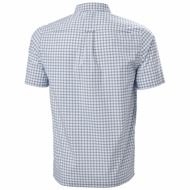 N682907 camicia da uomo a maniche corte ad asciugatura rapida fjord 2.0 Helly-Hansen azzurrite