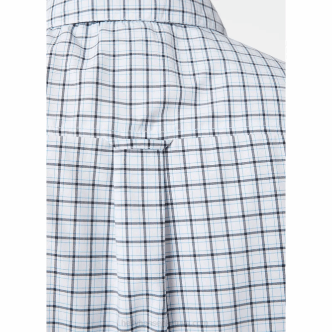 N682907 camicia da uomo a maniche corte ad asciugatura rapida fjord 2.0 Helly-Hansen azzurrite