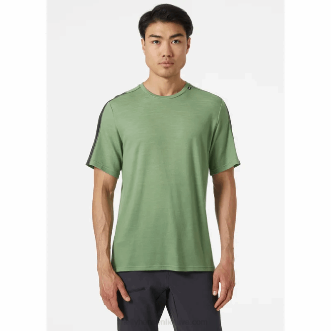 N682921 t-shirt leggera merino lifa da uomo Helly-Hansen melange grigio