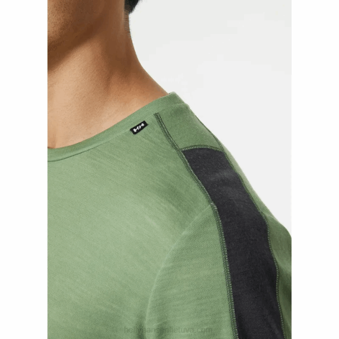 N682921 t-shirt leggera merino lifa da uomo Helly-Hansen melange grigio
