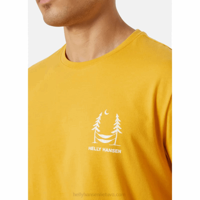 N682923 t-shirt in cotone biologico f2f 2.0 Helly-Hansen canyon