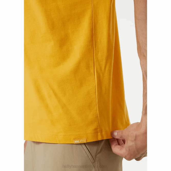 N682923 t-shirt in cotone biologico f2f 2.0 Helly-Hansen canyon