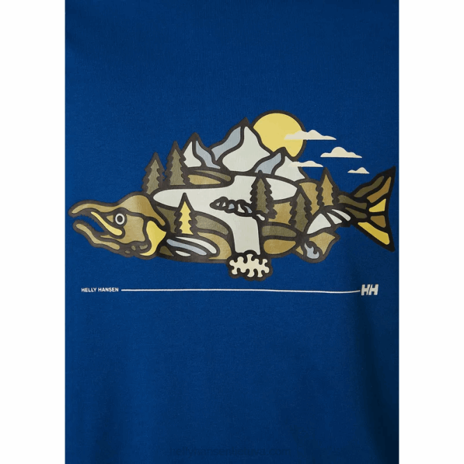 N682926 t-shirt in cotone biologico f2f 2.0 Helly-Hansen giada