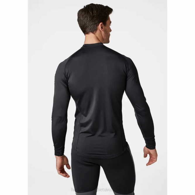 N682935 rashguard da uomo per abbigliamento da acqua Helly-Hansen nero